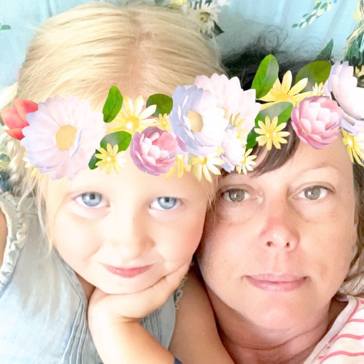 Petra Exton with her niece