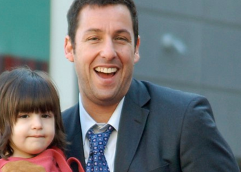 Adam Sandler with Sunny Sandler