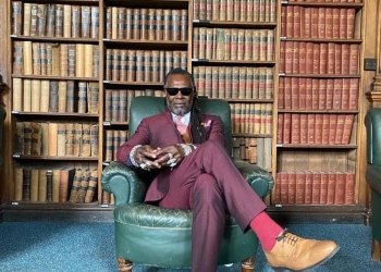 Levi Roots in a suit
