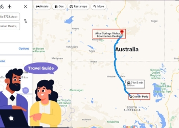Distance from Coober Pedy to Alice Springs