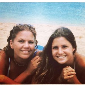 Heather Dalton with her sister, Melissa