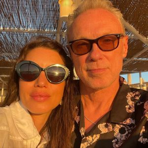 Gary Kemp with his wife