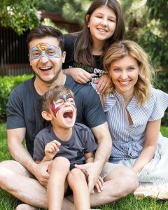 Aleksandra Zelenska and her cute family