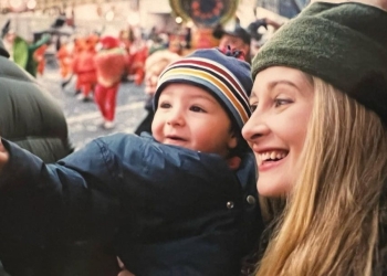 Marcy Wudarski with her son Michael