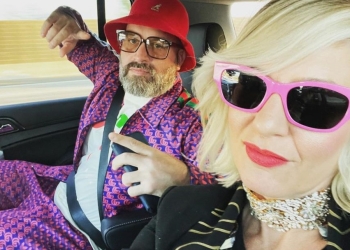 Ellis Segura's parents in a car