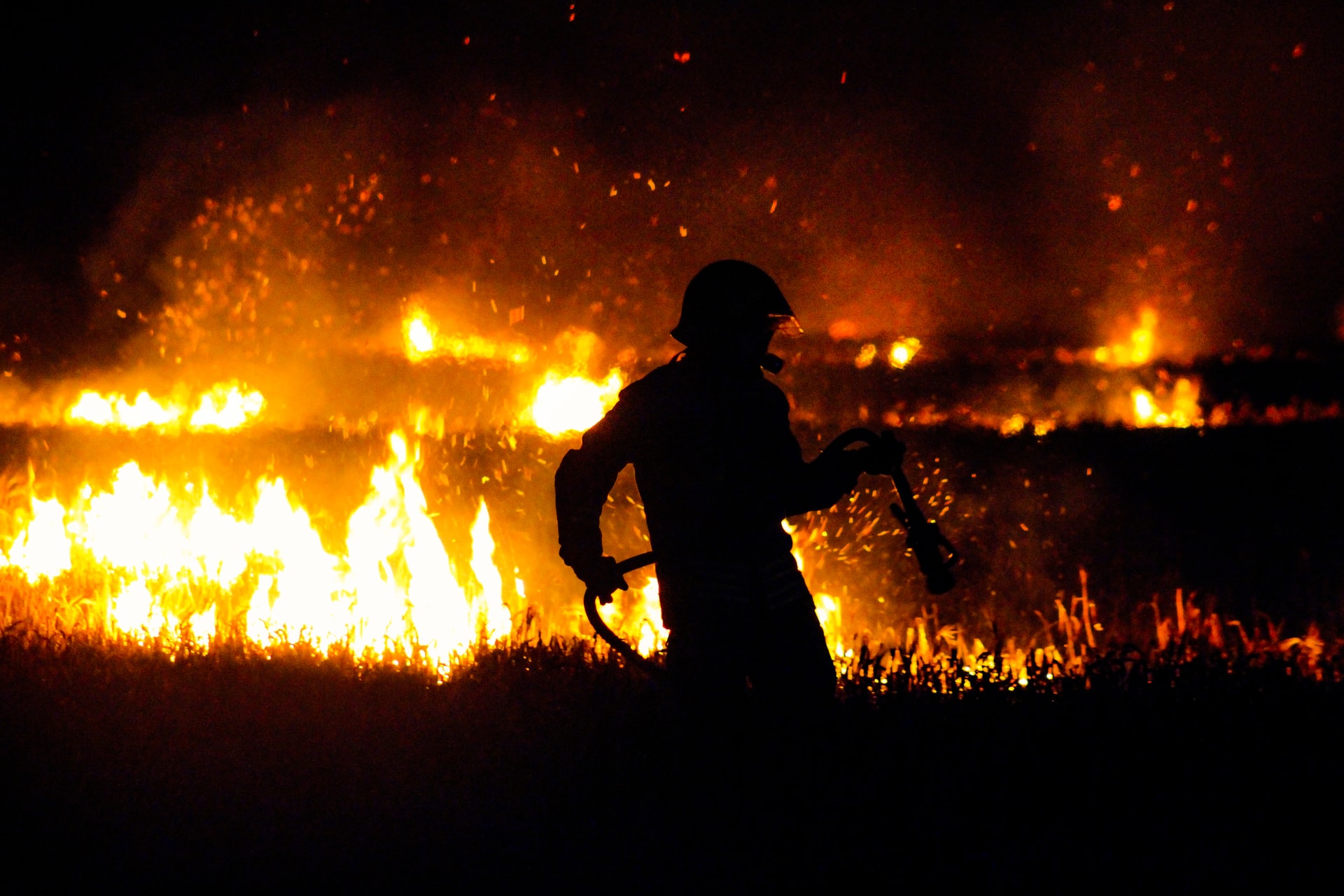 Wildfire across London