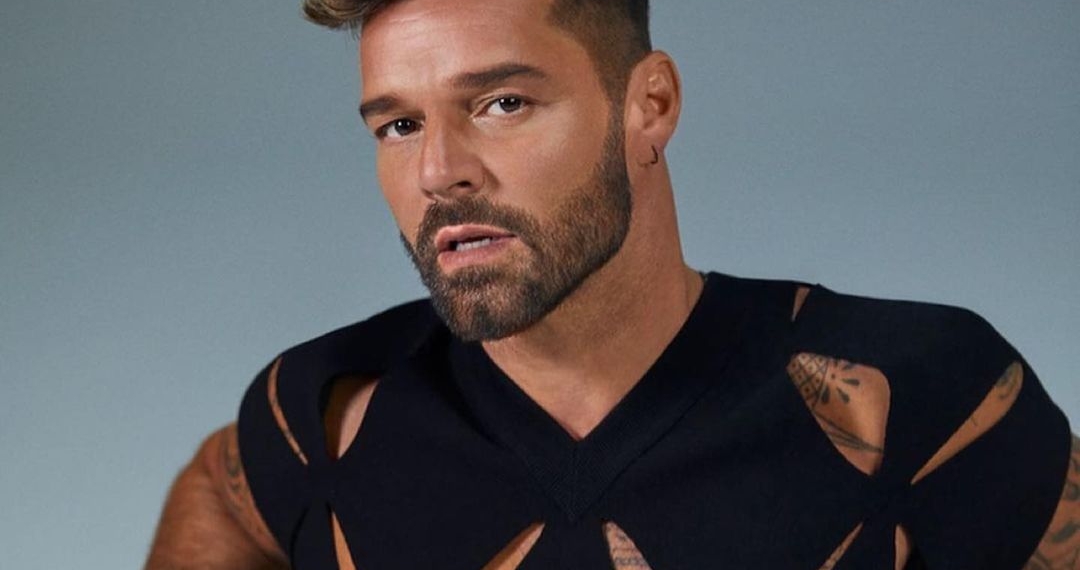 Ricky Martin in a photoshoot