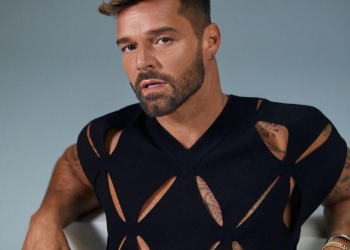 Ricky Martin in a photoshoot
