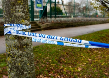 Do not cross tape, police investigation