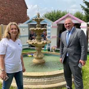 Lana Zahawi's husband at Orangemabel tea room