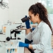 Scientist working in lab