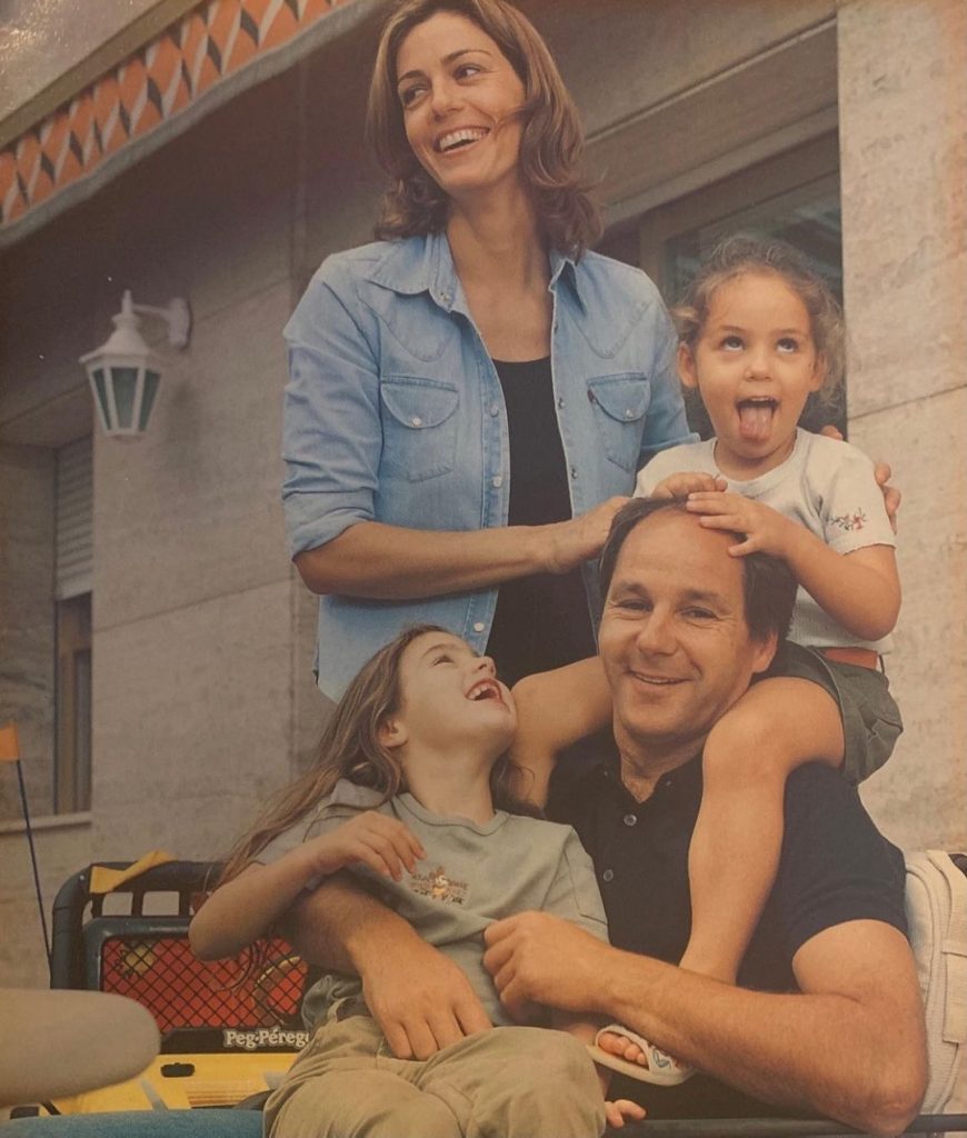 Gerhard Berger with family