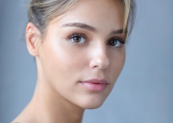 Heidi Berger wearing a bun