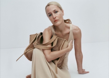 Oscar Griffiths mother Gillian in a photoshoot