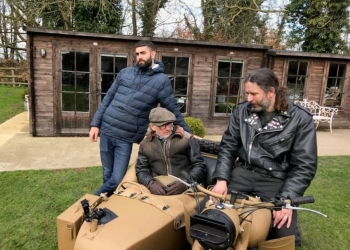 Sam Lovegrove with Henry Cole