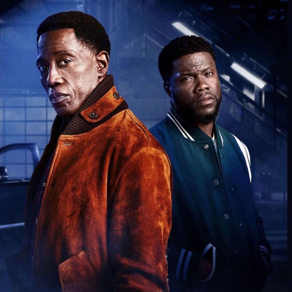 Jelani Asar Snipes father Wesley Snipes for a movie poster