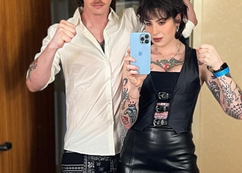 Anisa Jomha with husband iDubbbz
