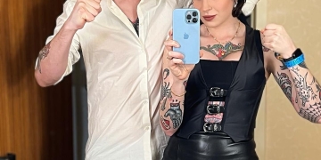 Anisa Jomha with husband iDubbbz