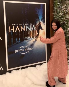 Esmé at Hanna's premiere