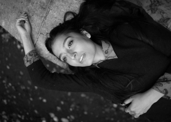 Ellora Torchia black and white picture